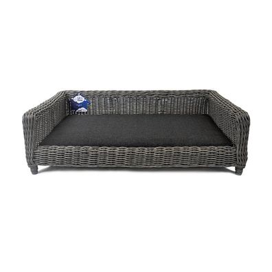 Let's Sleep Cozy Basket Weidenkorb Für Hunde XL Anthrazit