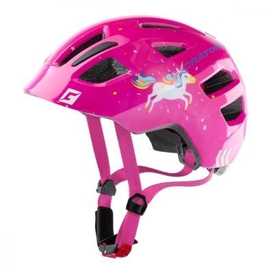 Cratoni Fahrrad Fahrradhelm Maxster Kid Gr. S M 51-56cm Einhorn pink glanz