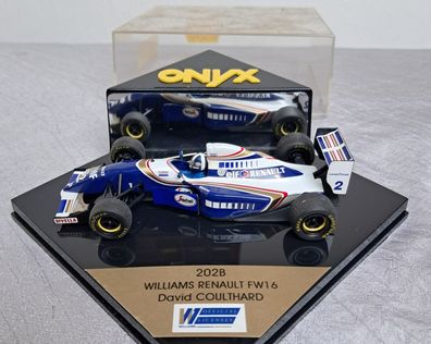 Williams Renault FW16 David Coulthard # 2 , Formel 1, Onyx