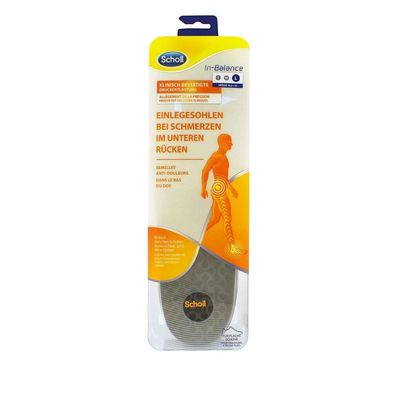 Scholl In-Balance Lower Back Pain Relief Insole Large vloÅ¾ky do bot 1 ks