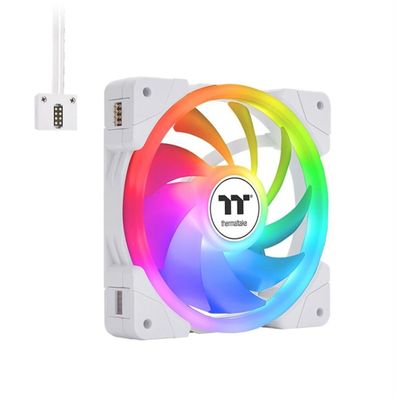SWAFAN EX14 ARGB Sync PC Cooling Fan White TT Premium Edition (weiß, 3er Pack)