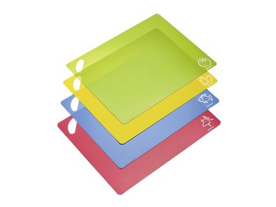 Westmark Schneidunterlage Practico flexibel Kunststoff 4er Set
