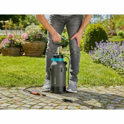 Drucksprüher 5 L EasyPump (grau/türkis, akkubetrieben)