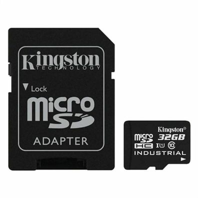 Industrial 32 GB microSDHC (schwarz, UHS-I U3, Class 10, V30, A1)