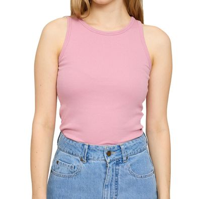 MAZINE Women Top Ribbed Tank Organic Cotton powder rose - Größe: XS