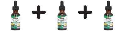 3 x Natures Answer Feverfew Extract - 30 ml