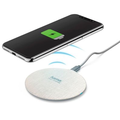 Hama QI Wireless Charger Schnell Induktion Ladegerät Lader Ladestation Kabellos
