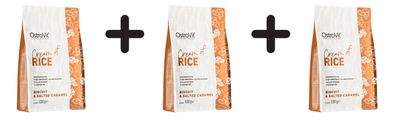 3 x OstroVit Cream of Rice, Biscuit & Salted Caramel - 1000g