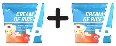 2 x Trained by JP Cream of Rice, Cherry Bakewell - 2000g