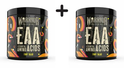 2 x Warrior EAA Essential Amino Acids, Fruit Salad - 360g