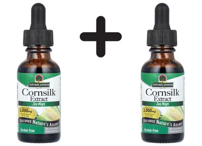 2 x Natures Answer Cornsilk Extract, 2000mg - 30 ml