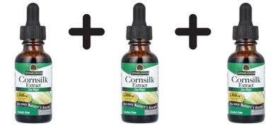 3 x Natures Answer Cornsilk Extract, 2000mg - 30 ml