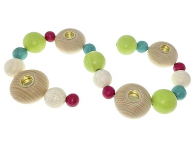 HESS Geburtstagskette Kugeln bunt