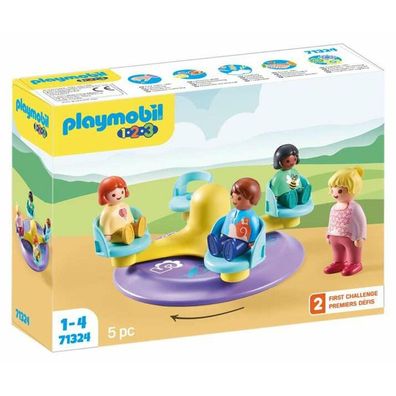 Playmobil 71324 1.2.3 Zahlenkarussell, Konstruktionsspielzeug