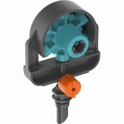 Micro-Drip-System 6 in 1 Sprühdüse, 2 Stück (schwarz/türkis, Modell 2023)