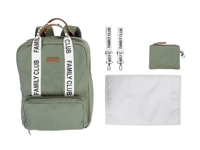 Childhome Wickelrucksack green