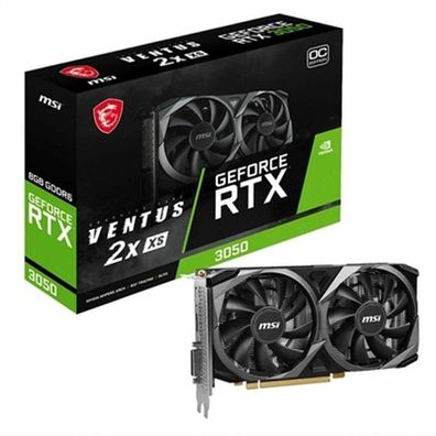 GeForce RTX 3050 Ventus 2X XS 8G OC (1x DisplayPort, 1x HDMI 2.1, 1x DVI-D)