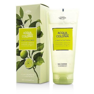 4711 Acqua Colonia Lime & Nutmeg Duschgel 200ml