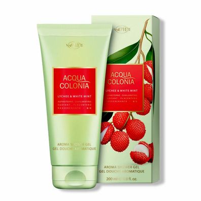 4711 Acqua Colonia Lychee & White Mint Aroma Shower Gel 200ml