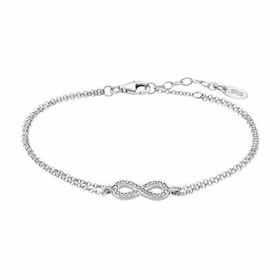 Zartes Silberarmband mit Zirkonen Infinity LP1859-2 / 1