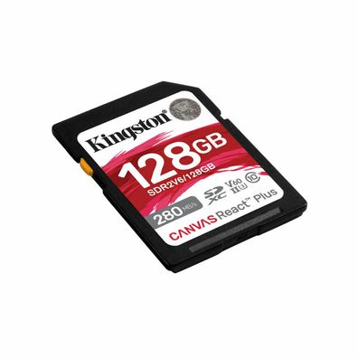 Canvas React Plus 128 GB SDXC (schwarz, UHS-II U3, Class 10, V60, A1)