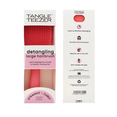 Die ultimative Detangler Large Salmon Pink Haarbürste