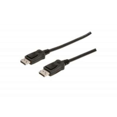 DisplayPort Anschlusskabel, UHD 4K (schwarz, 2 Meter)