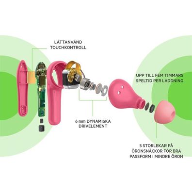 Belkin Soundform Nano Wireless Kinder In-Ear pink PAC003btPK
