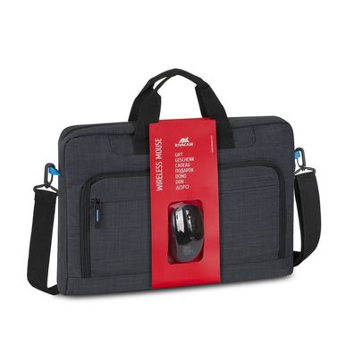 Rivacase 8058 Laptop Tasche 17.3 schwarz + kabellose Maus