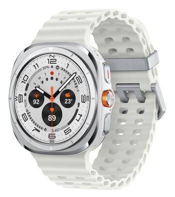 Samsung Galaxy Watch Ultra - 47 mm - titanium white - intelligente Uhr mit Mari... ->