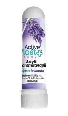 ActivePlast Aromatherapie Nasenstift - Beruhigender Lavendel, 1 Stueck