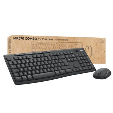 Logitech MK370 Combo for Business Tastatur-Maus-Set kabellos schwarz