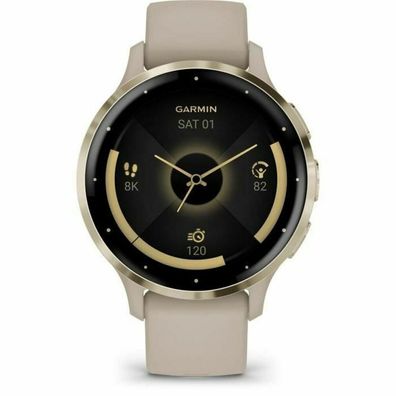 GARMIN Venu 3S Smartwatch french grey, softgold