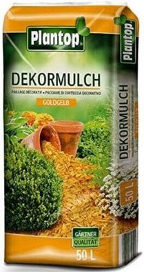 Plantop Dekor Mulch goldgelb 50l
