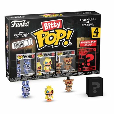 Five Nights at Freddy's Bitty POP! Vinyl Figuren 4er-Pack Nightmare Bonnie 2,5 cm