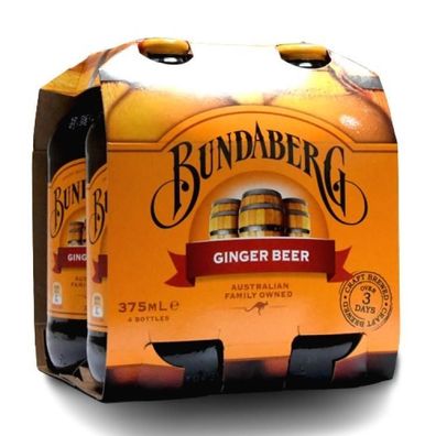 Bundaberg Ginger Beer - Australian Import 4x375 ml
