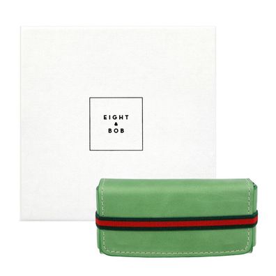 Grasgrünes Leder - Parfumetui 30 ml