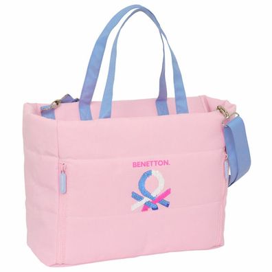 Benetton Rosa Laptop-Tasche