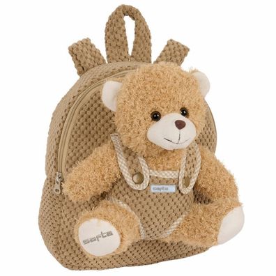 Keks Rucksack mit Bär Plüschtier 27cm