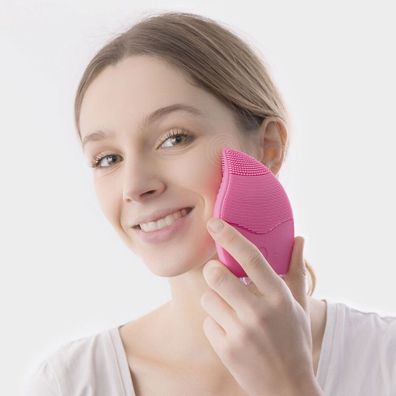 InnovaGoods - Wiederaufladbares Gesichtsmassagegerät und elektrische Reinigungsbürste