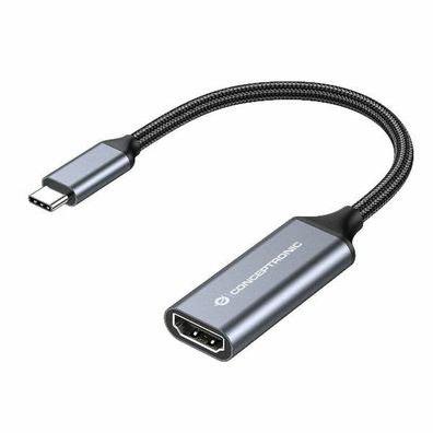 Conceptronic ABBY09G USB-C-zu-HDMI-Adapter, 4K 60Hz