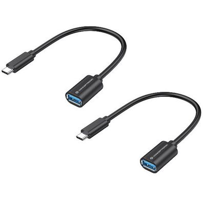 Conceptronic ABBY11B OTG-Adapter für USB-C zu USB-A