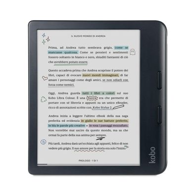 Kobo eBook-Reader eBookReader Libra Colour black Schwarz (N428-KU-BK-K-CK)