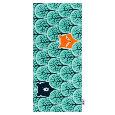 Flanellwindel mit Aufdruck New Baby blau BOY