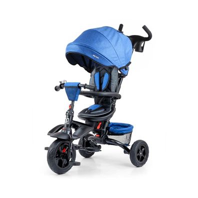 Milly Mally Stanley navy-schwarzer 6in1-Kinderwagen