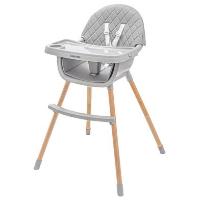 Esszimmerstuhl Baby Mix Freja Holz dunkelgrau