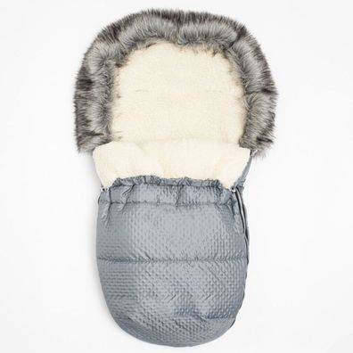 New Baby Lux Wool graphite Wintertragetuch