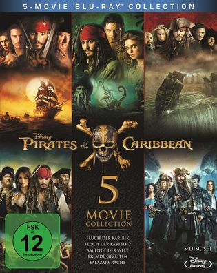 Fluch der Karibik 1-5 Collection (BR) Pirates of the Caribbea