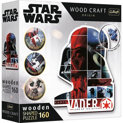 TREFL Wood Craft Origin Puzzle Star Wars: Darth Vader 160 Teile