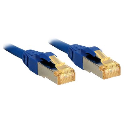 LINDY Patchkabel Cat6A S/FTP LSOH Cat7 Rohkabel blau 10m